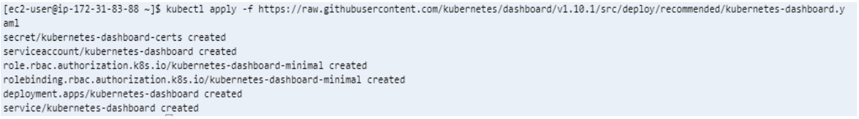 Get familiar with Kubernetes Dashboard 1b