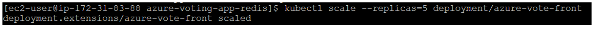 Scale App in AKS- Manually Scale the Pod2