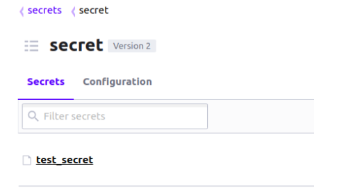 Vault Web UI Overview 5