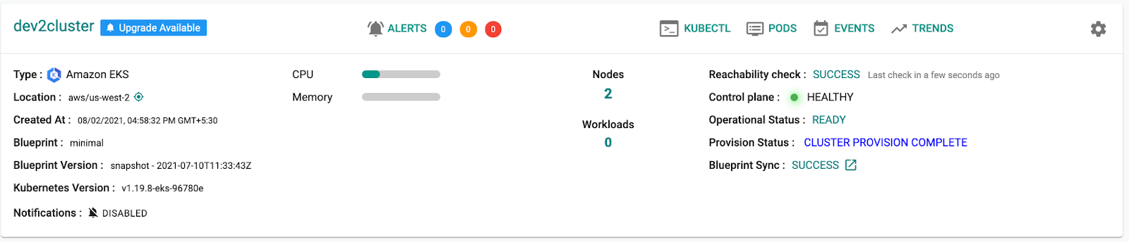 Rafay's Automated Amazon EKS Upgrade Process
