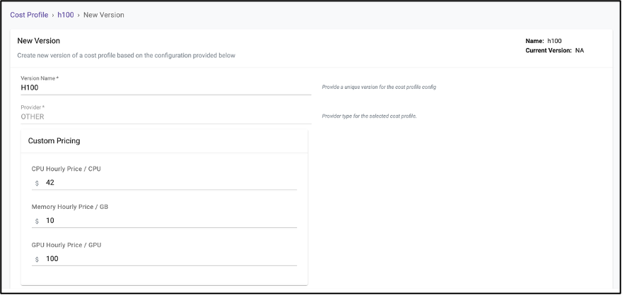 Rafay Profile & Rate Card