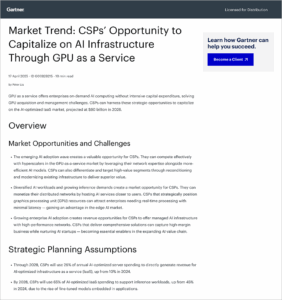 gartner report csp gpu paas